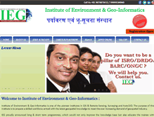 Tablet Screenshot of iegi.org